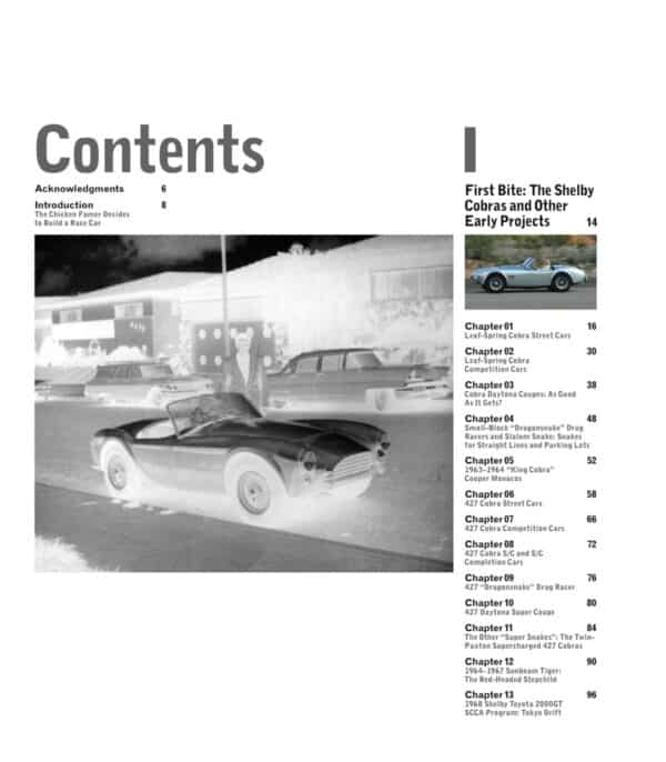 The Complete Book Of Shelby Table of Contents-1