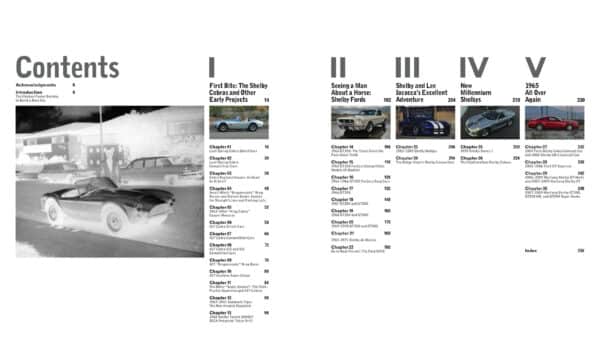 The Complete Book Of Shelby Table of Contents-2